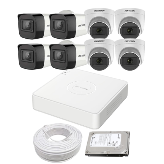 8 Channel 2MP DVR Kit