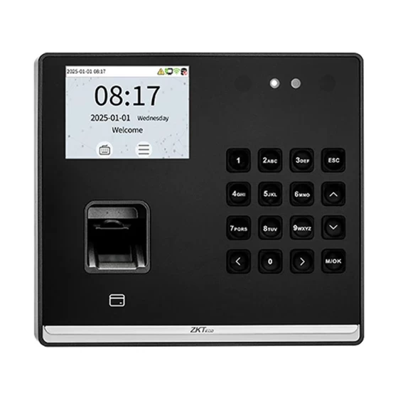 ZKTeco SenseFace & Fingerprint Time Attendance & Access Control Terminal
